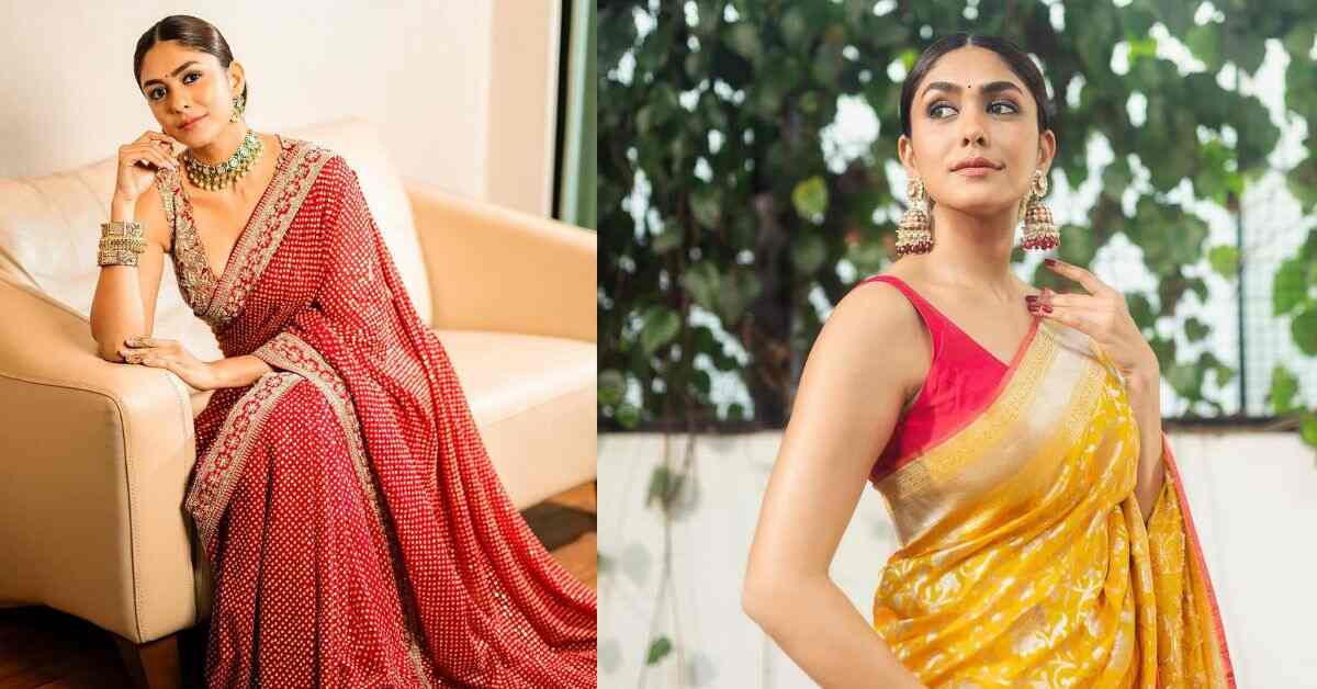 Mrunal Thakur: साड़ी की रानी और फैशन की मिसाल