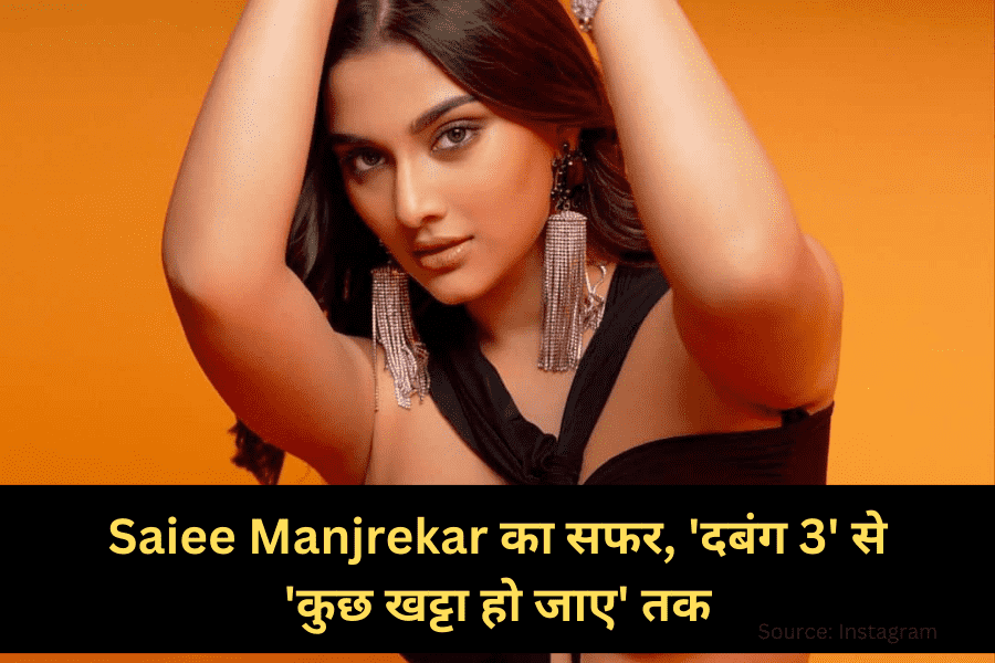 बॉलीवुड की उभरती प्रतिभा: Saiee Manjrekar का सफर, 'दबंग 3' से 'कुछ खट्टा हो जाए' तक