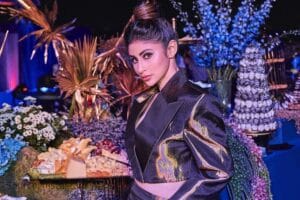 Mouni Roy's 5-Star Golden Glamour: Fashion Extravaganza Lights Up Hyderabad